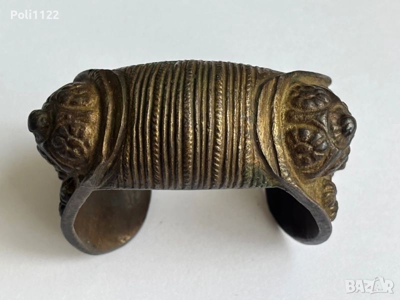 Възрожденска гривна рогатка, снимка 1