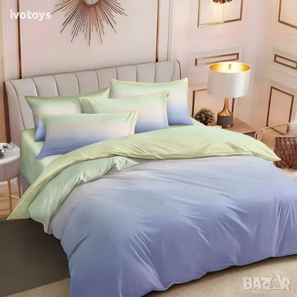 Двулицево спално бельо, 6 части - Модел WS18069, снимка 1