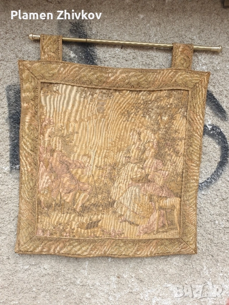 стар италиански тъкан гоблен, снимка 1