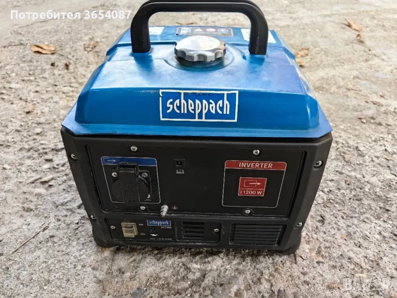 Scheppach sg 1200 инверторен агрегат, снимка 1