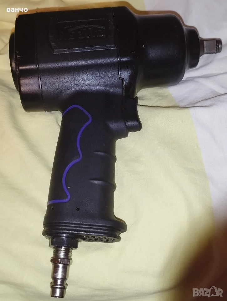 Пневматичен гайковерт SATRA S-CO1500P, 1/2", 1500 Nm, 8000 об./мин, 6.3 бара, снимка 1