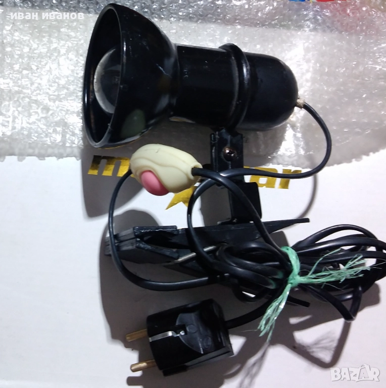 лампа с щипка , снимка 1