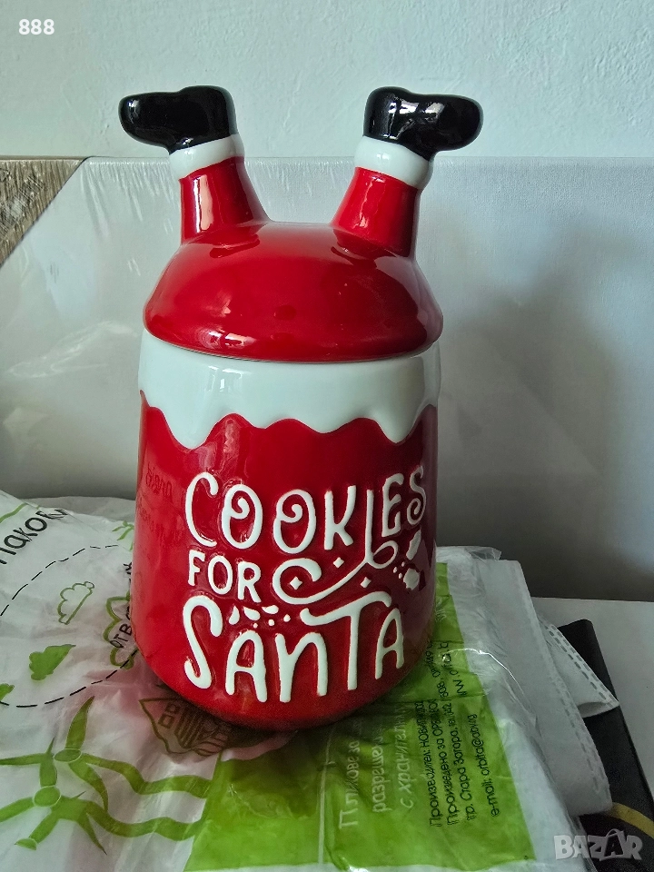 коледни буркани дядо Коледа , снимка 1