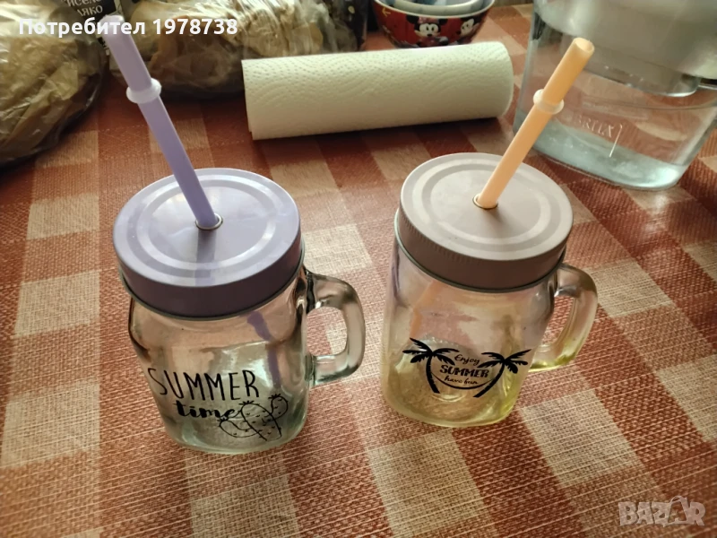 Продавам бутилки чаши, снимка 1