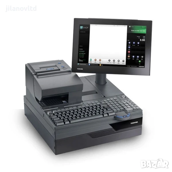Компютър/ POS TOSHIBA TCX 700 I5-4590T 8GB 128GB SSD с 12/24V за КАСА, снимка 1