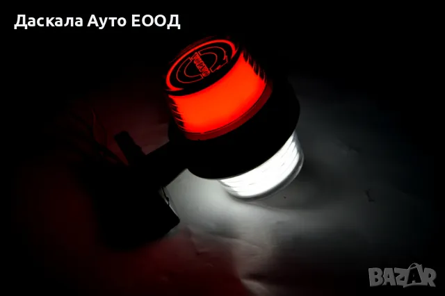 1бр. Лед LED НЕОН рогчета габарити червено-бяло 24V с лого VOLVO, снимка 3 - Аксесоари и консумативи - 46933933