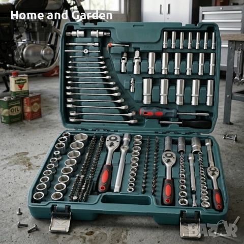 Гедоре Stark's от 216 части - пълен комплект инструменти за домашна и професионална употреба