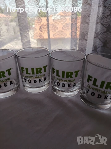 Чаши Флирт за водка 5бр., снимка 2 - Чаши - 50652835