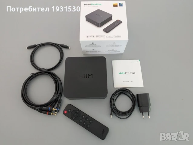 Мрежов Аудио Стриймър Streamer Digital Preamp Wiim Pro Plus пълен комплект, снимка 1