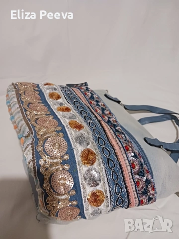 Индийска чанта, снимка 9 - Чанти - 53488662