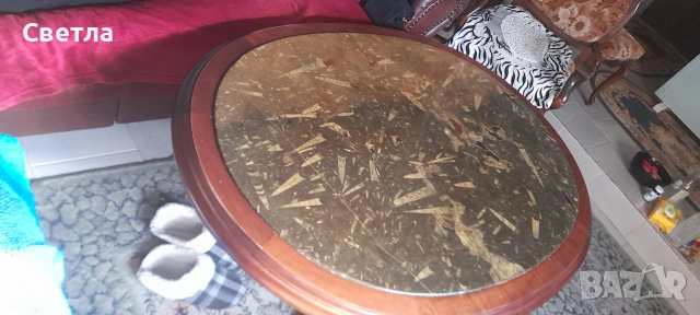 Масивна холна маса с мраморен плот!, снимка 6 - Маси - 53749263