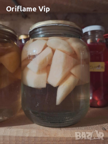 Компот от дренки, ябълки, дюли и круши, снимка 3 - Домашни напитки - 41724105