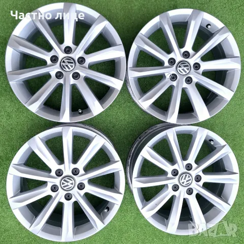 Продавам 4бр оригинални 17-ки джанти за Фолксваген Пасат, Голф 5,6,7, Туран, Кади , снимка 1