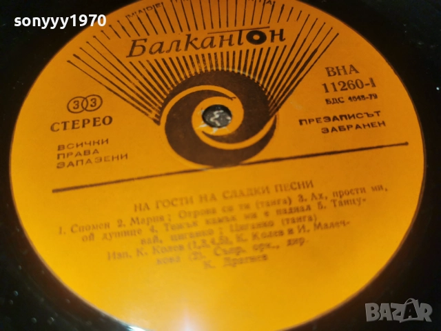НА ГОСТИ НА СЛАДКИ ПЕСНИ 0812252003, снимка 6 - Грамофонни плочи - 52696174