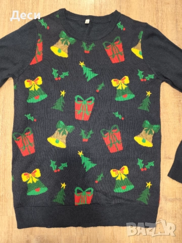 коледно пуловерче , снимка 3 - Блузи с дълъг ръкав и пуловери - 51850975