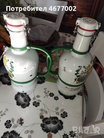 красиви рисувани шишети, снимка 5 - Антикварни и старинни предмети - 52924878