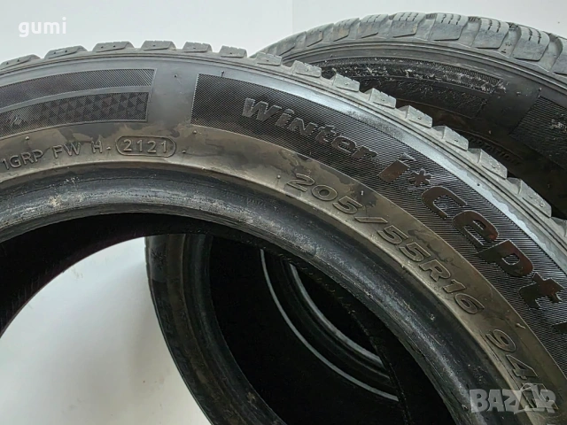 4бр зимни гуми 205/55/16 HANKOOK L05107, снимка 6 - Гуми и джанти - 53807328