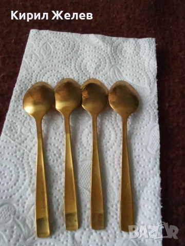Ретро златни лъжици 53800, снимка 3 - Антикварни и старинни предмети - 53517000