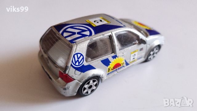 Bburago Volkswagen Golf IV '98 Rally 1:43 - MADE IN ITALY, снимка 4 - Колекции - 45852508