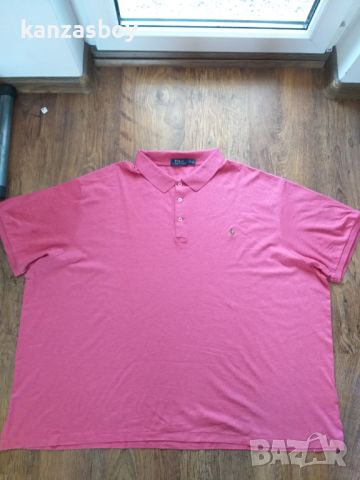 polo ralph lauren men's blue polo t shirt 5xb - ГОЛЯМА МЪЖКА ТЕНИСКА 5ХЛ КАТО НОВА, снимка 4 - Тениски - 45180265