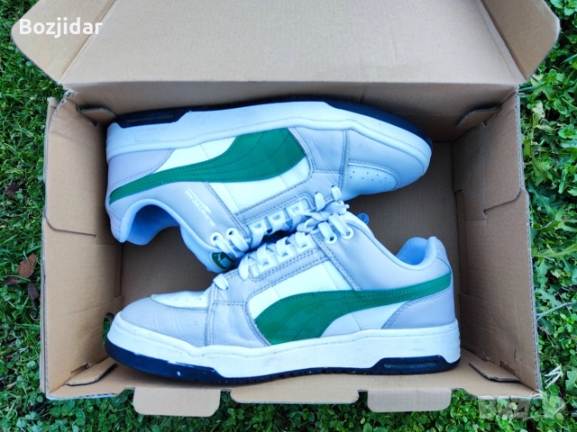 Маратонки PUMA, бяло-зелени., снимка 2 - Маратонки - 52912954