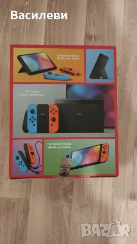 Конзола NINTENDO SWITCH OLED RED&BLUE 64GB, снимка 4 - Nintendo конзоли - 48302648