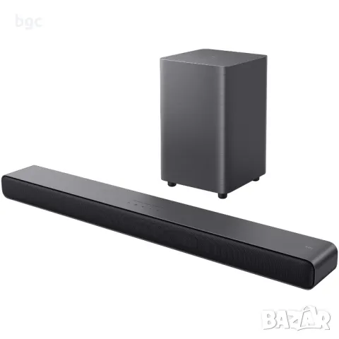 НОВ 240W Soundbar TCL S643W, 3.1, Bluetooth 5.3, Virtual X, Dolby, DTS, Subwoofer Wireless, Черен -, снимка 1