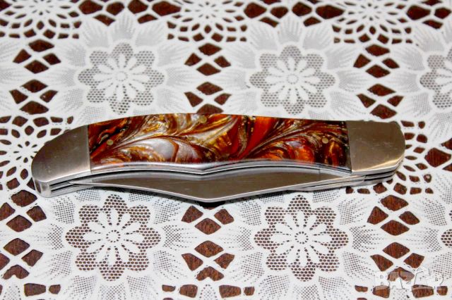 ловджийски сгъваем нож, снимка 5 - Ножове - 45439311