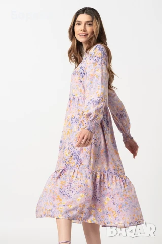 Tom Tailor нова с етикет лилава рокля, снимка 3 - Рокли - 51285531