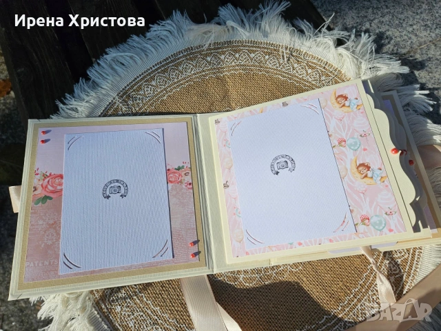 Ръчно изработено албумче за момиченце , снимка 5 - Декорация за дома - 54130303