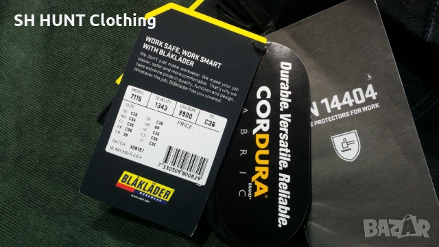 BLAKLADER Work Wear Trousers With Stretch 7115-1343 размер S работен панталон W2-28, снимка 6 - Панталони - 52068021