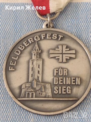 Стар медал FELDBERGFEST 1972г. перфектно състояние за КОЛЕКЦИОНЕРИ 30616, снимка 2 - Антикварни и старинни предмети - 46670204