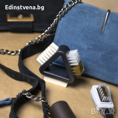 Coccinè 3 в 1 Комбинирана четка за почистване и разрошване на велур и набук