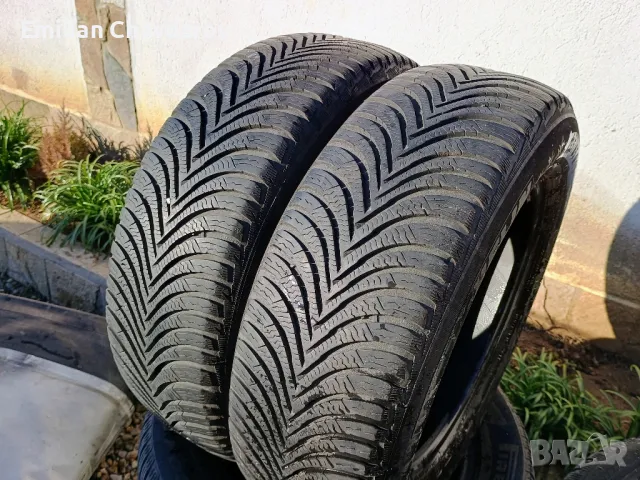 два броя зимни гуми michelin alpina 195 65 15 цола, снимка 1 - Гуми и джанти - 48514338