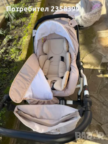 Продавам бебешка комбинирана количка Adbor Nemo 3в1 , снимка 15 - Детски колички - 49820378