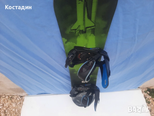 Сноуборд 144 см. BURTON PROCESS EXPERIENCE FLYING с автомати, снимка 5 - Зимни спортове - 53214480