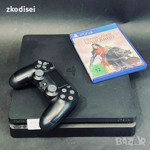 Конзола SONY - PS4 SLIM с 1бр. джойстик и 1бр. игра