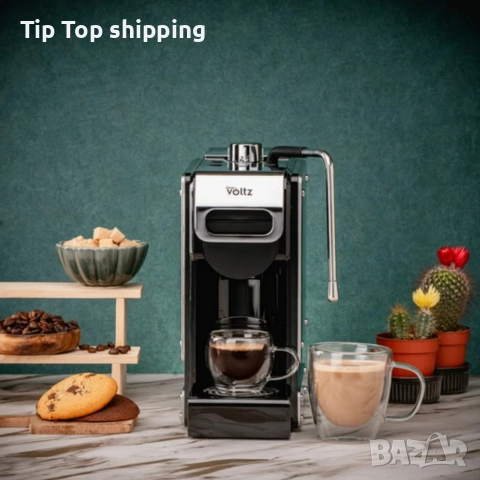 Еспресо машина 8в1 Oliver Voltz OV51171N8M – За капсули и мляно кафе, 1450W, 19 Bar, снимка 4 - Кафемашини - 52989848