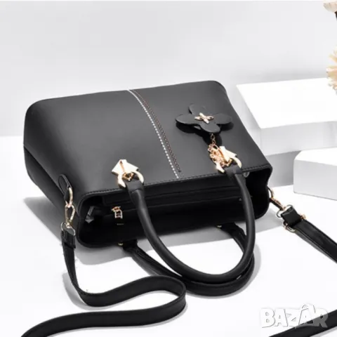 Дамска чанта Alyana Black, снимка 3 - Чанти - 47924666