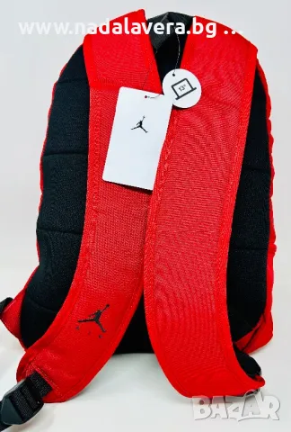 Раница Nike JORDAN Backpack Black and Red Джордан Найк Нова, снимка 6 - Чанти - 46581508