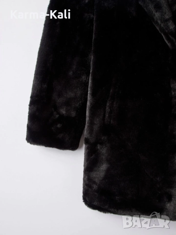 палтенце teddy bear в черно , снимка 5 - Палта, манта - 52670704