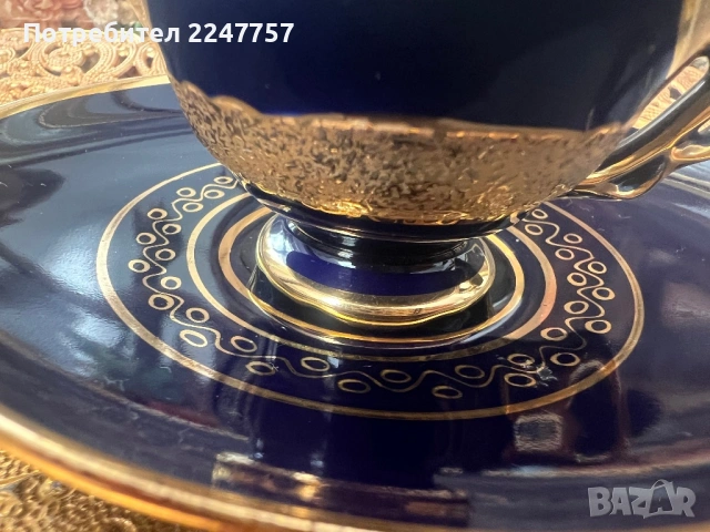 Двоен сет порцелан Echt Kobalt, снимка 6 - Антикварни и старинни предмети - 53022203