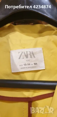 ZARA супер шлифер, снимка 3 - Детски якета и елеци - 47244224