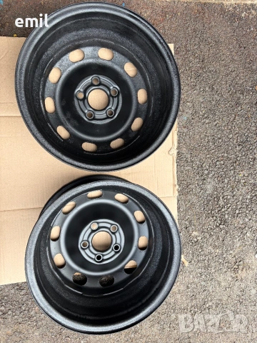 Железни джанти 5x100x14, снимка 9 - Гуми и джанти - 53210798