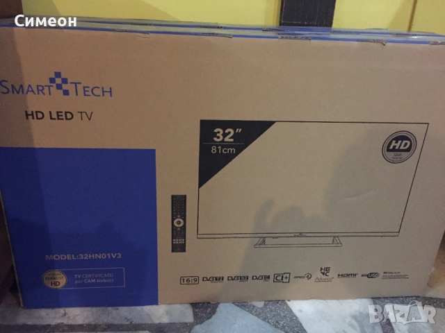 Нов телевизор 32”инча,LED,гаранция
