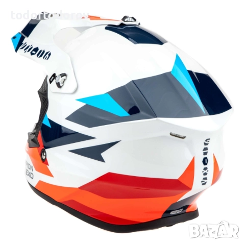 Toп Цена Мотокрос Каска SCORPION VX-16 EVO AIR ROD WHITE, снимка 4 - Аксесоари и консумативи - 52506743