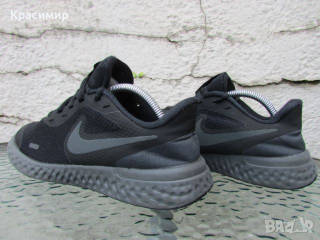 Унисекс маратонки Nike Revolution 5 'Black Anthracite', снимка 6 - Маратонки - 46398366