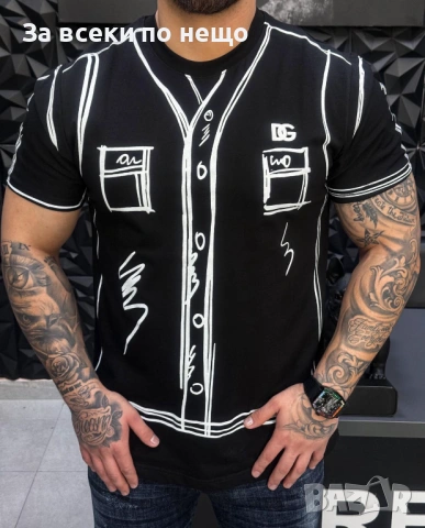 Dolce&Gabbana Мъжка Тениска👕Мъжка Блуза С Къс Ръкав Долче И Габана Код Premium F.25