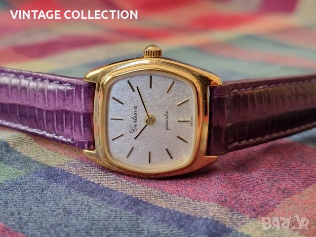 CERTINA швейцарски часовник позлатен дамски КАТО НОВ, снимка 6 - Дамски - 46063964