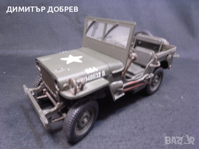 1/18 МЕТАЛНА КОЛИЧКА МАЩАБЕН МОДЕЛ JEEP WILLYS GATE CHINA, снимка 2 - Колекции - 44954941